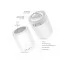 Колонка Bluetooth сенсорная EL-543-33, подсветка LED и будильник