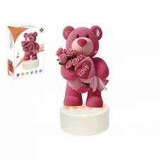 Ночник светодиодный мишка Strawberry Bear, 22,5 см, светящийся, USB питание FY917984