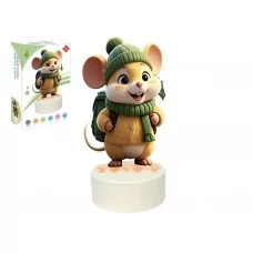 Ночник светодиодный мышь Cartoon Night Light, 22,5 см, светящийся, USB питание FY917985