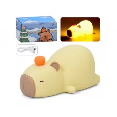 Ночник сенсорный Капибара INT 0019, светло цветной, таймер, USB зарядка
