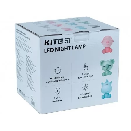 Светильник-ночник LED с аккумулятором Unicorn зеленый, Kite K24-491-1-4