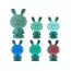 Светильник-ночник LED с аккумулятором Bunny зеленый, Kite K24-490-1-4