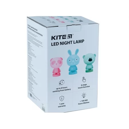 Светильник-ночник LED с аккумулятором Bunny зеленый, Kite K24-490-1-4