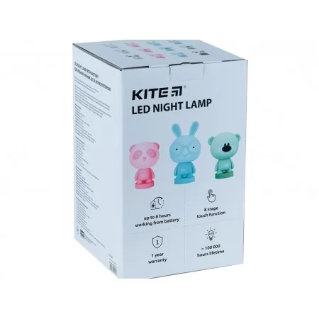 Светильник-ночник LED с аккумулятором Bear белый, Kite K24-490-2-1 Светильник-ночник LED с аккумулятором Bear белый, Kite K24-490-2-1