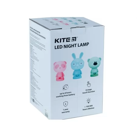 Світильник-нічник LED з акумулятором Bear зелений, Kite K24-490-2-4