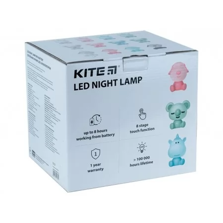 Светильник-ночник LED с аккумулятором Unicorn белый, Kite K24-491-1-1