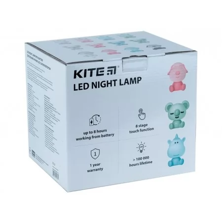 Світильник-нічник LED з акумулятором Unicorn рожевий, Kite K24-491-1-2