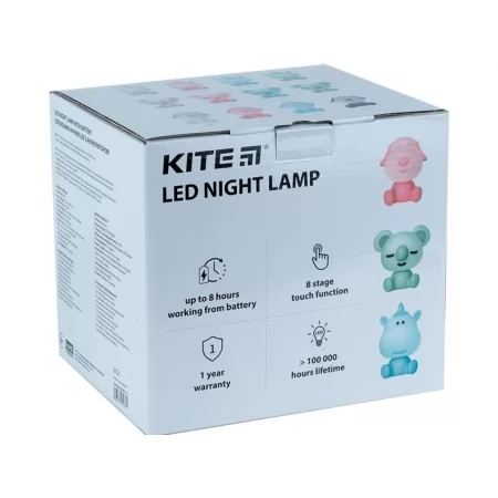 Светильник-ночник LED с аккумулятором Koala зеленый, Kite K24-491-2-4 Светильник-ночник LED с аккумулятором Koala зеленый, Kite K24-491-2-4