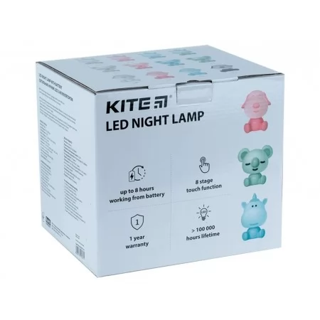 Светильник-ночник LED с аккумулятором Doggy розовый, Kite K24-491-3-2 Светильник-ночник LED с аккумулятором Doggy розовый, Kite K24-491-3-2