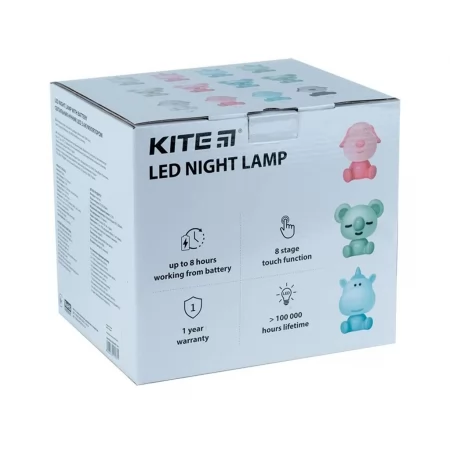 Светильник-ночник LED с аккумулятором Doggy синий, Kite K24-491-3-3 Светильник-ночник LED с аккумулятором Doggy синий, Kite K24-491-3-3