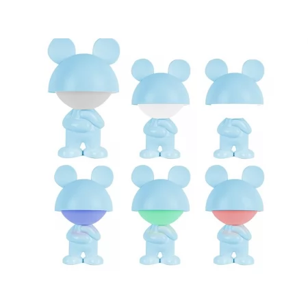 Світильник-нічник LED з акумулятором Dreamy Mouse блакитний, Kite K25-315-2-3