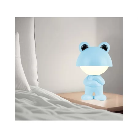 Світильник-нічник LED з акумулятором Dreamy Froggy блакитний, Kite K25-315-3-3 Світильник-нічник LED з акумулятором Dreamy Froggy блакитний, Kite K25-315-3-3