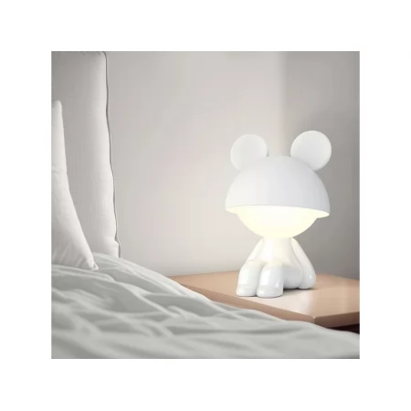 Светильник-ночник LED с аккумулятором Cute Mouse белый, Kite K25-316-2-1 Светильник-ночник LED с аккумулятором Cute Mouse белый, Kite K25-316-2-1