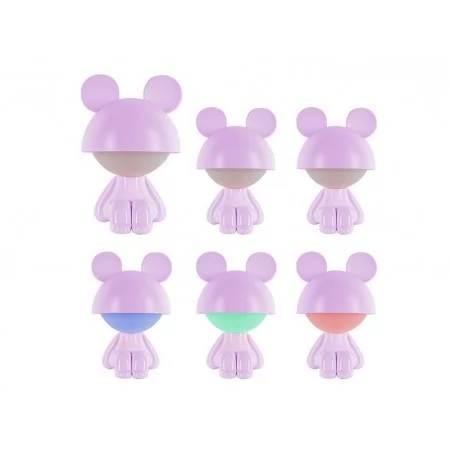 Светильник-ночник LED с аккумулятором Cute Mouse фиолетовый, Kite K25-316-2-5 Светильник-ночник LED с аккумулятором Cute Mouse фиолетовый, Kite K25-316-2-5