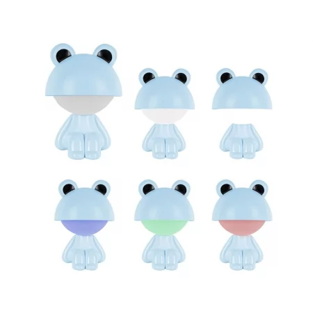Светильник-ночник LED с аккумулятором Cute Froggy синий, Kite K25-316-3-3