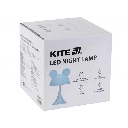 Светильник-ночник LED с аккумулятором Simple Bunny белый, Kite K25-317-1-1 Светильник-ночник LED с аккумулятором Simple Bunny белый, Kite K25-317-1-1