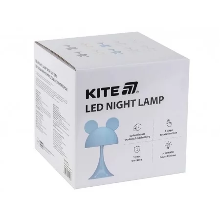 Светильник-ночник LED с аккумулятором Simple Mouse белый, Kite K25-317-2-1 Светильник-ночник LED с аккумулятором Simple Mouse белый, Kite K25-317-2-1