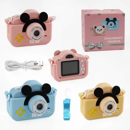 Детский цифровой фотоаппарат BabyToys с видео и играми