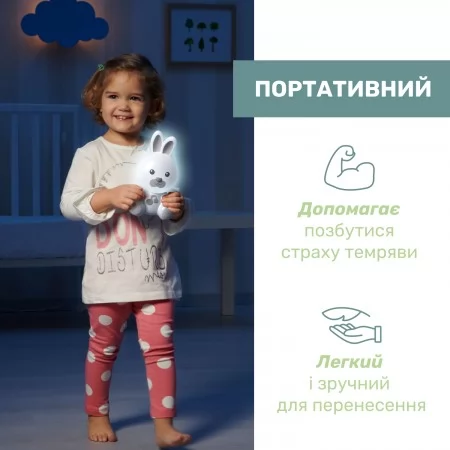 Игрушка-ночник музыкальная "Кролик Dreamlight" арт. 11456.00 Игрушка-ночник музыкальная "Кролик Dreamlight" арт. 11456.00