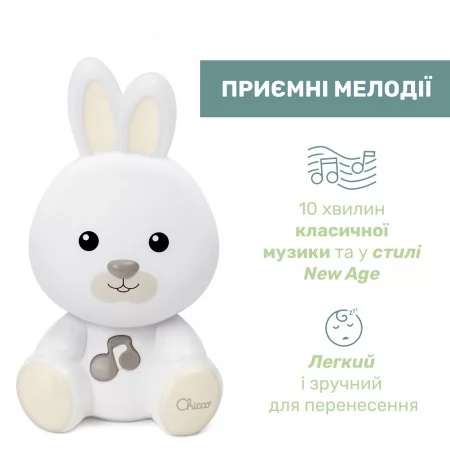 Игрушка-ночник музыкальная "Кролик Dreamlight" арт. 11456.00 Игрушка-ночник музыкальная "Кролик Dreamlight" арт. 11456.00