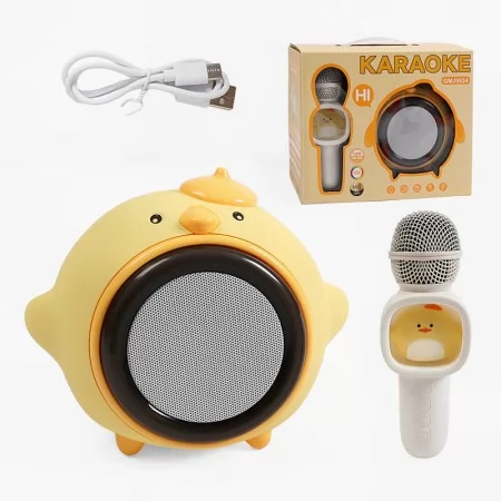 Детское караоке GMJ 9834 с микрофоном и подсветкой Bluetooth