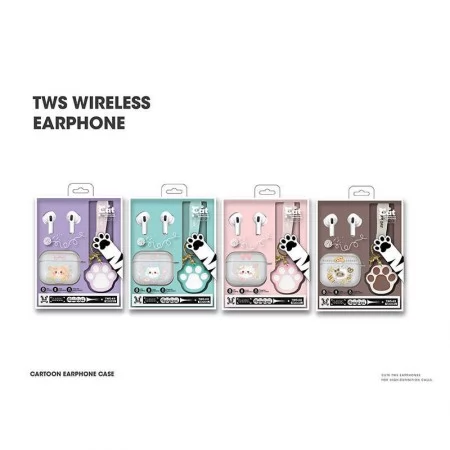 Детские наушники с микрофоном BabyToys TWS-K 8 Bluetooth