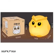 Ночник детский сова BabyToys DYB022 с USB зарядкой Ночник детский сова BabyToys DYB022 с USB зарядкой