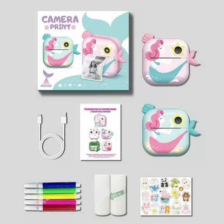 Іграшковий принтер BabyToys M5Y двоколірний для дітей