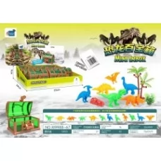 Набір фігурок динозаврів Mini Dinox у скрині M9988-67
