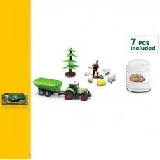Трактор BabyToys 550-29 K з причепом, інерційний механізм та звукові ефекти Трактор BabyToys 550-29 K з причепом, інерційний механізм та звукові ефекти