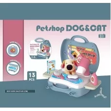 Набор для груминга BabyToys 2109 A с феном и аксессуарами в чемодане