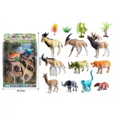 Набор фигурок животных BabyToys 0588-84 Дикая природа 10 шт