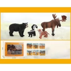 Набор животных BabyToys WL 665-35 из 4 пластиковых фигурок Набор животных BabyToys WL 665-35 из 4 пластиковых фигурок