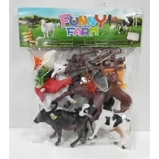 Набор животных BabyToys 40 фигурок пластиковых с аксессуарами