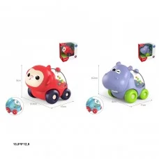 Іграшка на колесиках BabyToys мавпочка бегемот 2 в 1