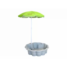Пісочниця-басейн з зонтиком Квітка 01235-09, для піску та води, Doloni Toys Пісочниця-басейн з зонтиком Квітка 01235-09, для піску та води, Doloni Toys