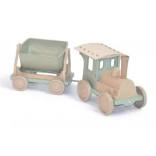 Поезд-конструктор с прицепом, 70×25×25 см, движущиеся элементы, Doloni Toys 013115/01eco