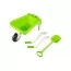 Тачка детская с лопатой 01530/02, 82,5 см, для перевозки песка, Doloni Toys