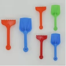 Грабли и лопатка M Toys S0008 для песочницы, пластик, 17см