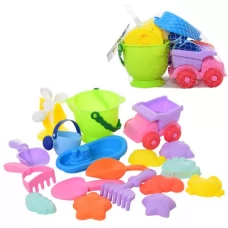 Набор для песочницы BabyToys 686, 7 предметов с лопатой