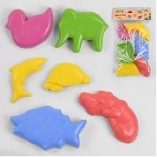 Формочки для песочницы M Toys 6 штук пластиковые