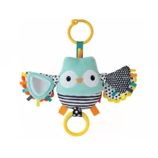 Игрушка мягкая навесная с вибрацией Сова Infantino 216320I Игрушка мягкая навесная с вибрацией Сова Infantino 216320I