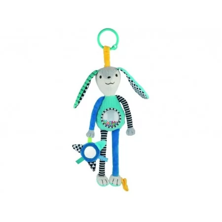 Игрушка мягкая с погремушкой и зеркалом Длинные ушки Canpol Babies 68/061 Игрушка мягкая с погремушкой и зеркалом Длинные ушки Canpol Babies 68/061
