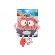 Игрушка плюшевая развивающая к кроватке/тележке Pastel Friends - коралловая Canpol Babies 68/065_co Игрушка плюшевая развивающая к кроватке/тележке Pastel Friends - коралловая Canpol Babies 68/065_co