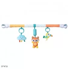Погремушка на коляску BabyToys 24625W с животными