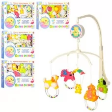Карусель на кроватку BabyToys М 1177 U/R заводная музыкальная 5 подвесок Карусель на кроватку BabyToys М 1177 U/R заводная музыкальная 5 подвесок