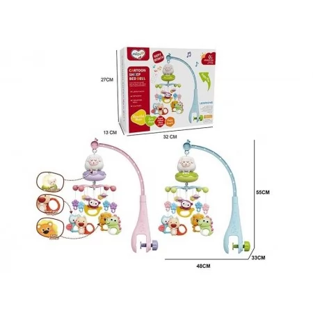 Музыкальная карусель BabyToys 368-14 с подсветкой и мелодиями