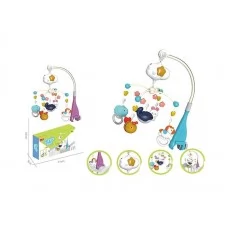 Карусель музыкальная BabyToys с проекцией звезд и колыбельными