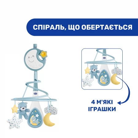 Мобіль на ліжечко "Next2Dreams" арт. 07627.20 колір Блакитний