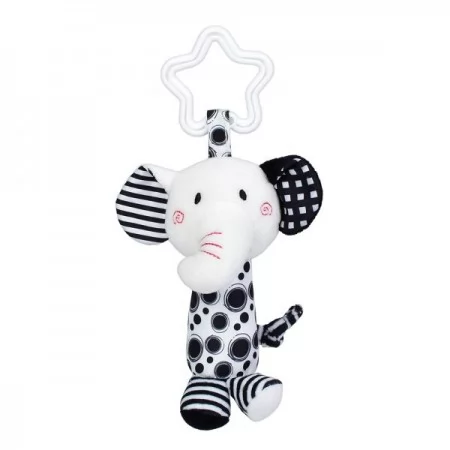 Підвіска на коляску BabyToys HB 0105 тварина з пищалкою 21см